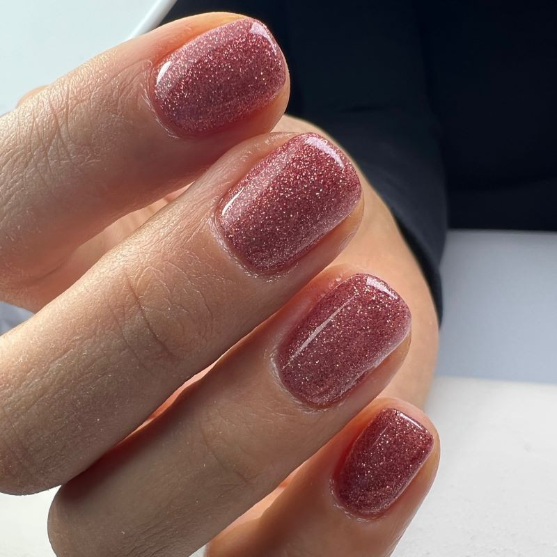 Rose gold shellac clearance nail polish