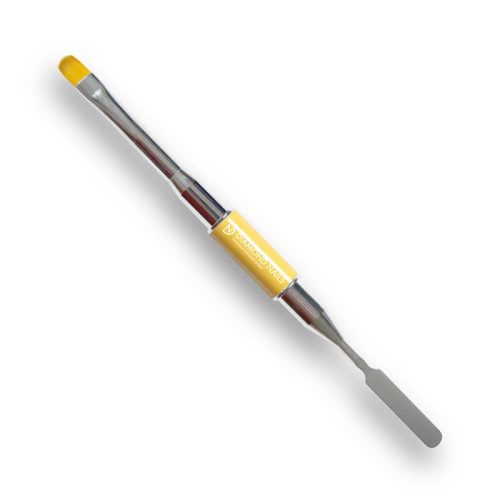 Polygel Brush (Dual-Ended, Yellow)