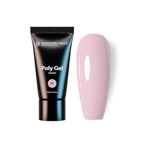 PolyGel 01 - Milky Pink 30ml- Hema and TPO free